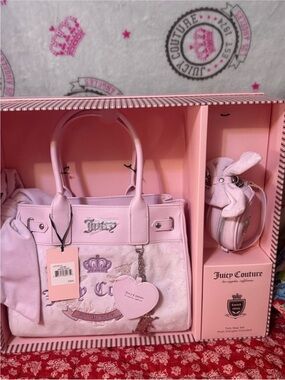 Juicy Couture Pink Tote Bag Set